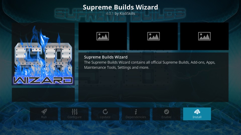 supreme builds wizard for titanium build