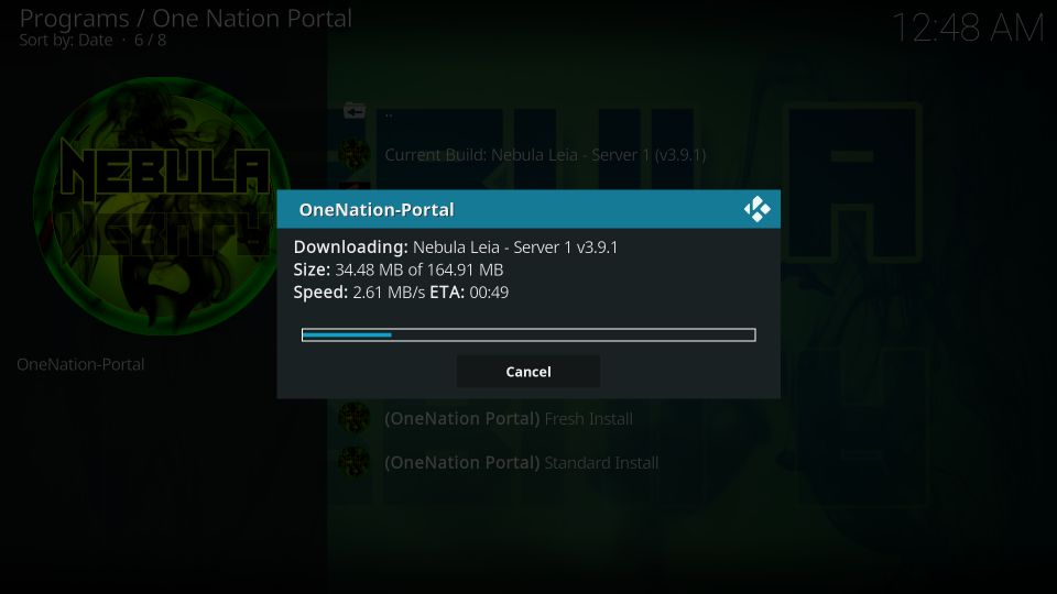 install onenation portal kodi builds
