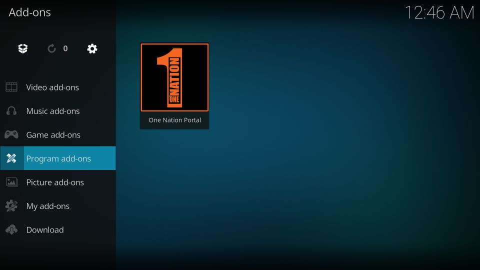 how to install onenation portal builds on kodi