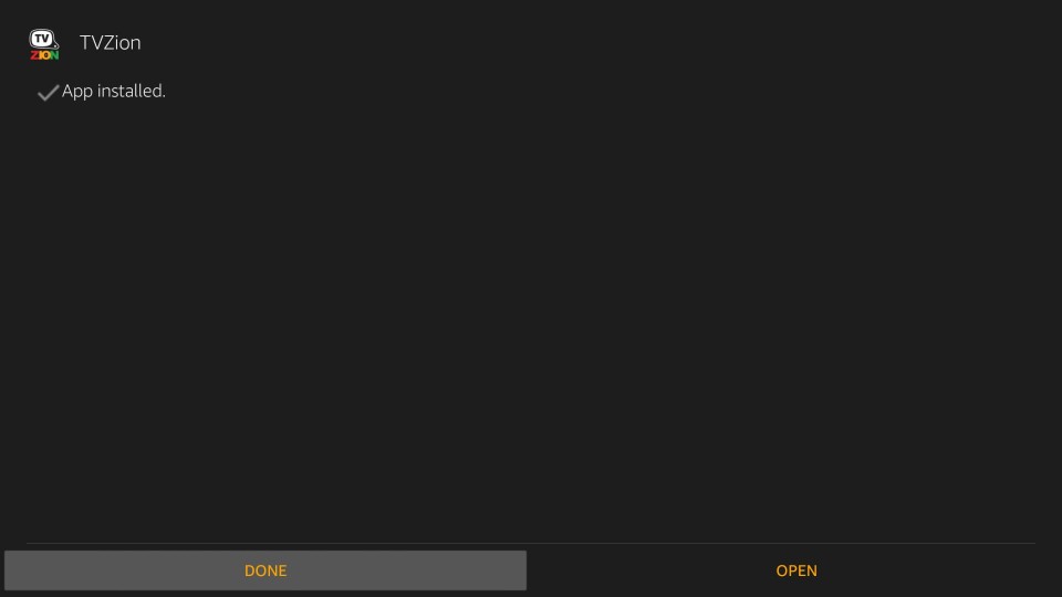 steps to install tvzion on firestick