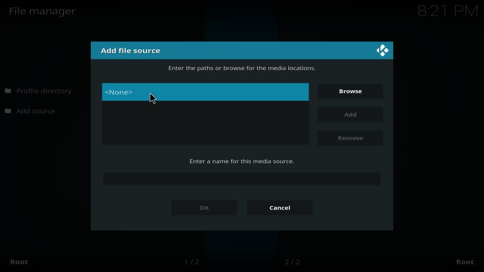 install streamline kodi build