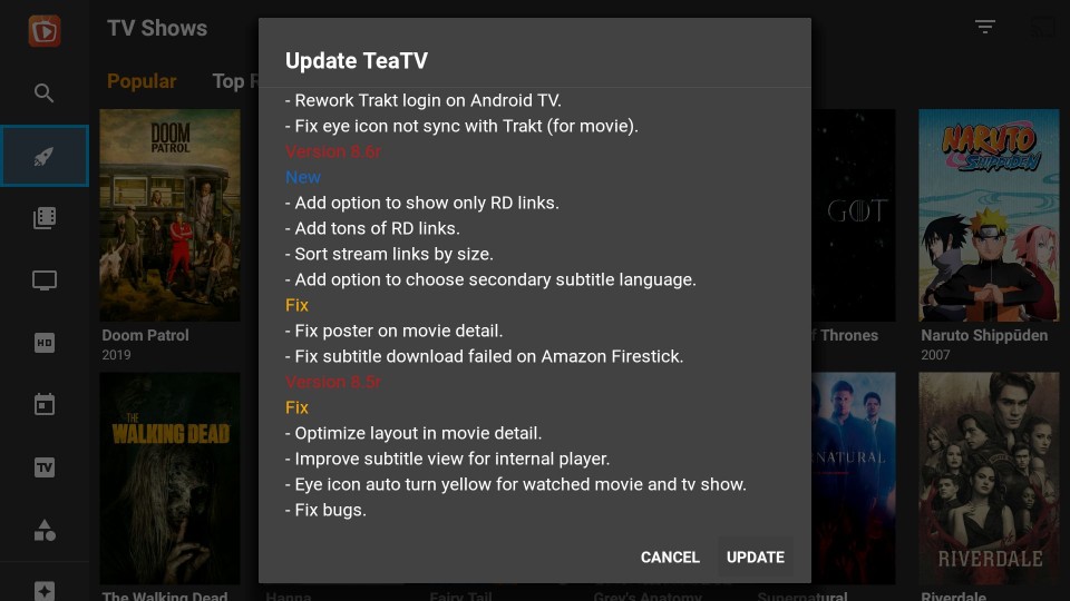 how to use teatv apk on firestick