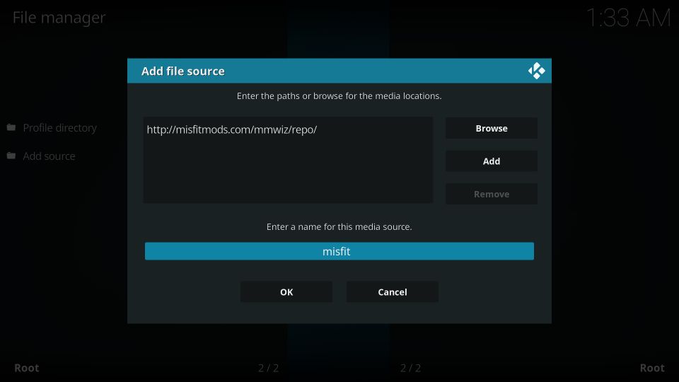 misfit mods lite kodi build