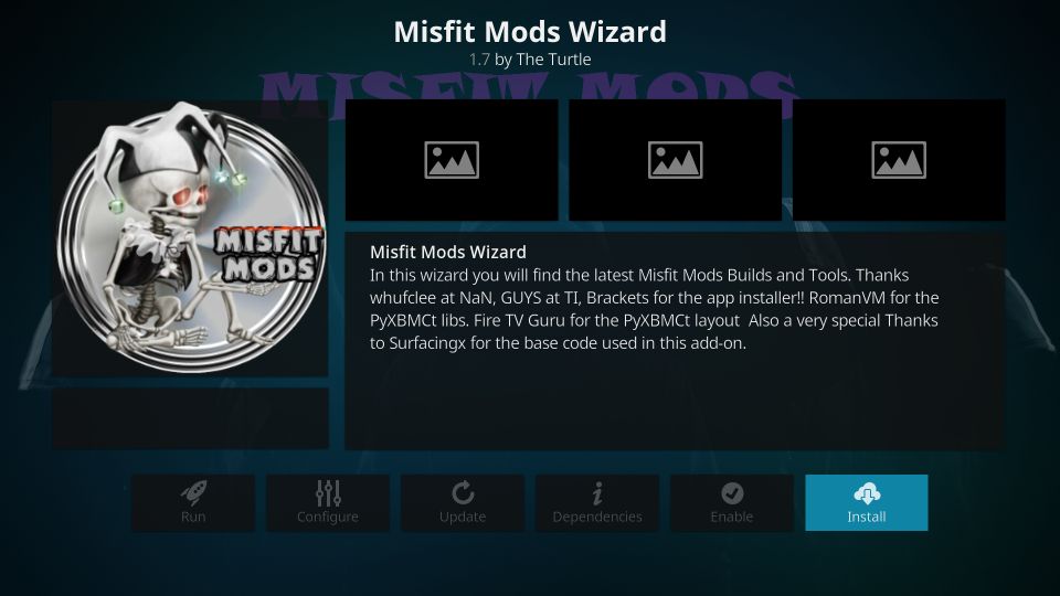 misfit mods lite download and install instructions for kodi