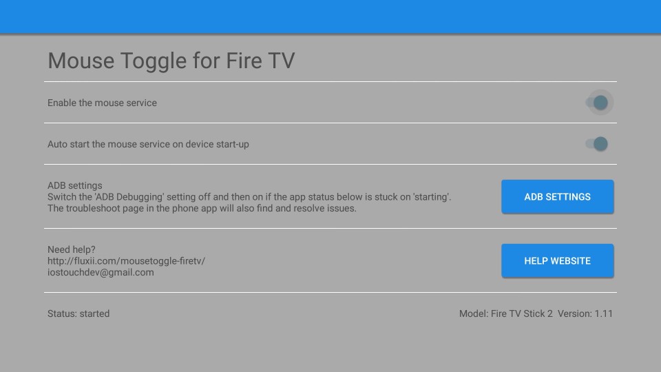 how to use mouse toggle on firestick