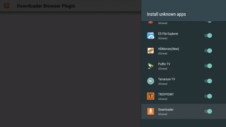 how to install downloader on android tv