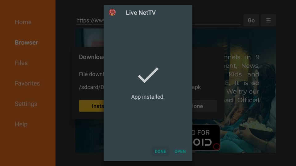 live nettv firestick