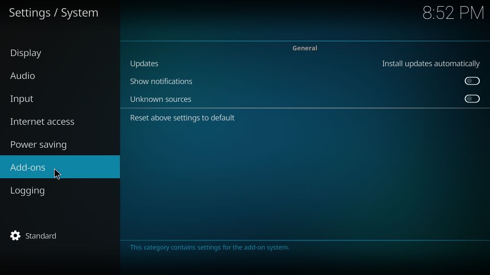 ccloud tv kodi addon