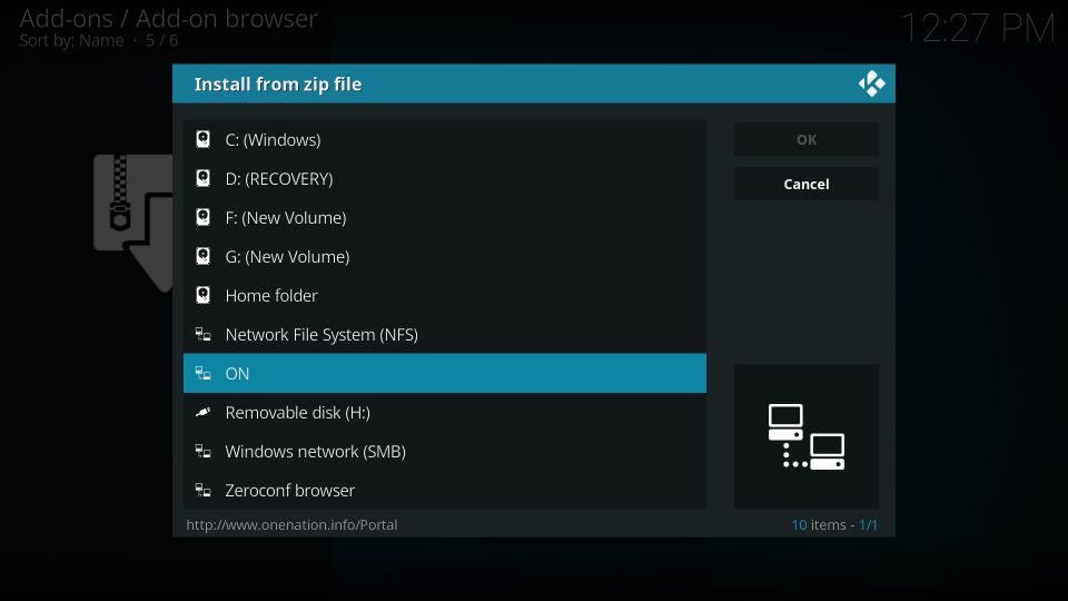 steps to install slamious build on kodi