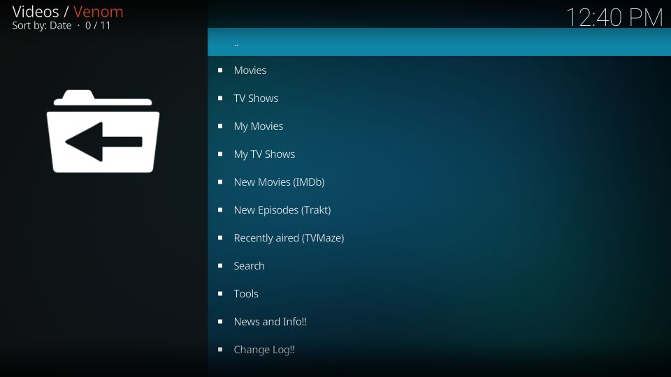 venom addon for kodi