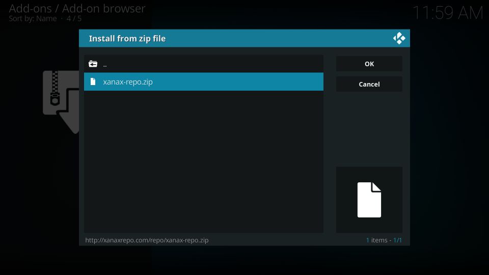 install kodi xanax build