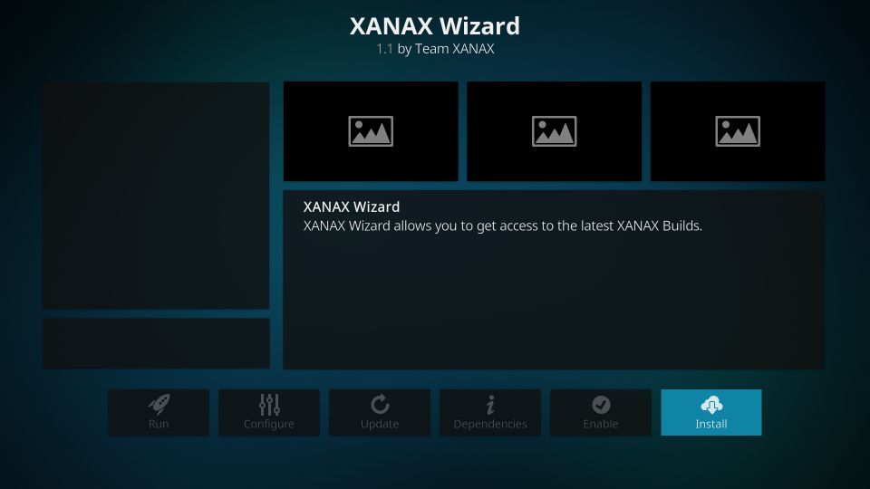 how to install xanax build on kodi