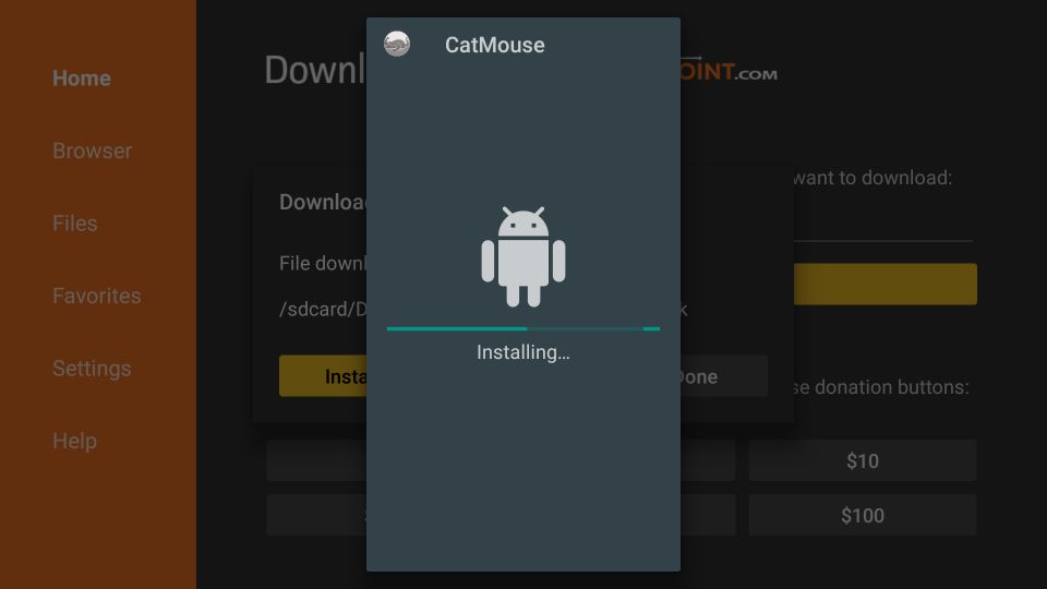 catmouse apk for Firestick