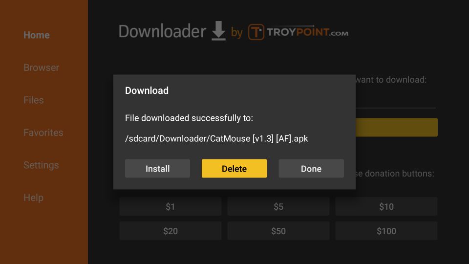 how to install catmouse apk on firestick