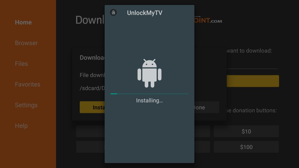 how to install unlockmytv on firestick