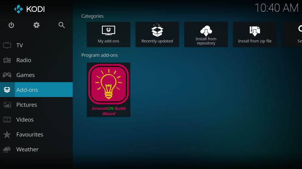 innovation kodi builds