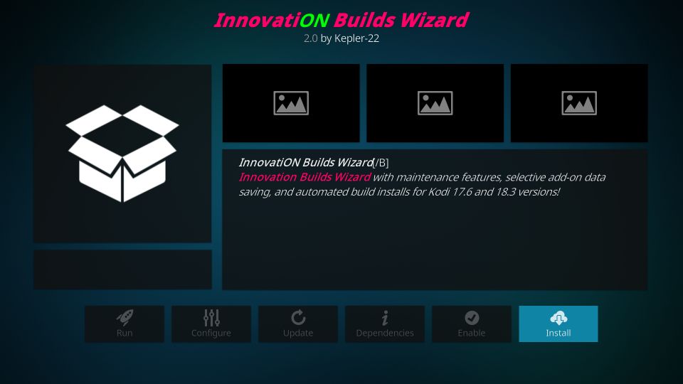 innovation builds wizard