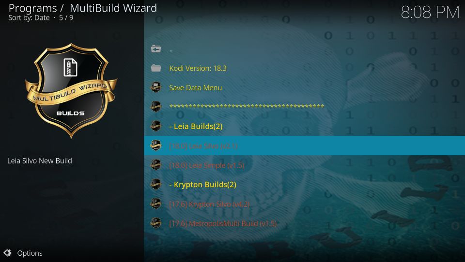 how to install silvo build on kodi