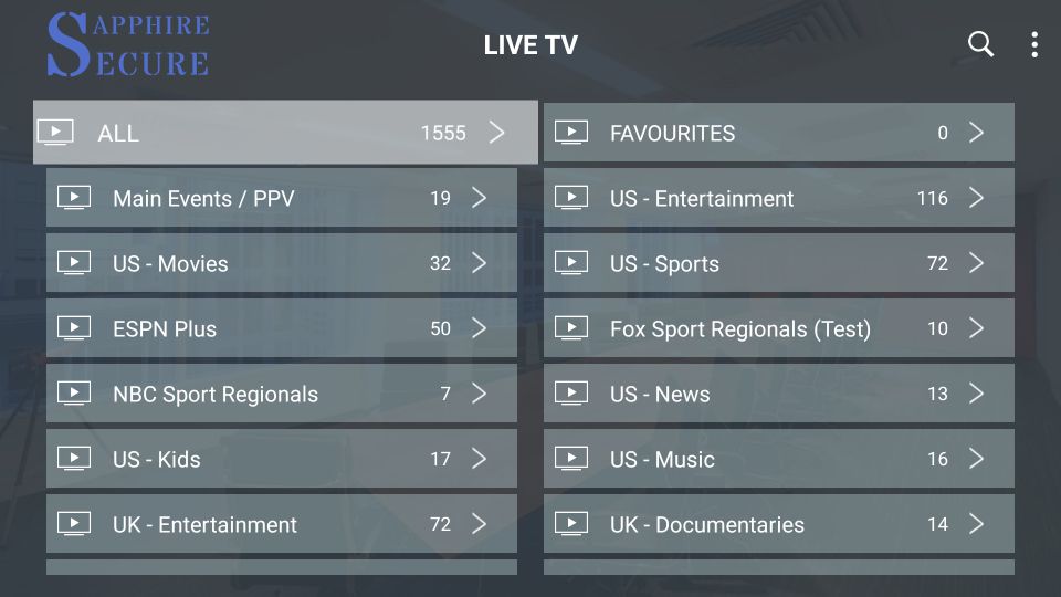 sapphire secure channels list