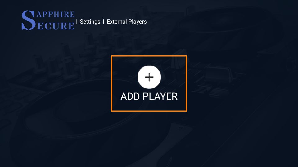 add external player