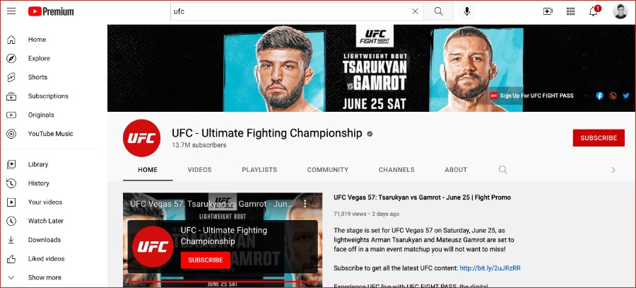 ufc live stream