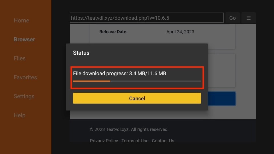 download teatv on firestick