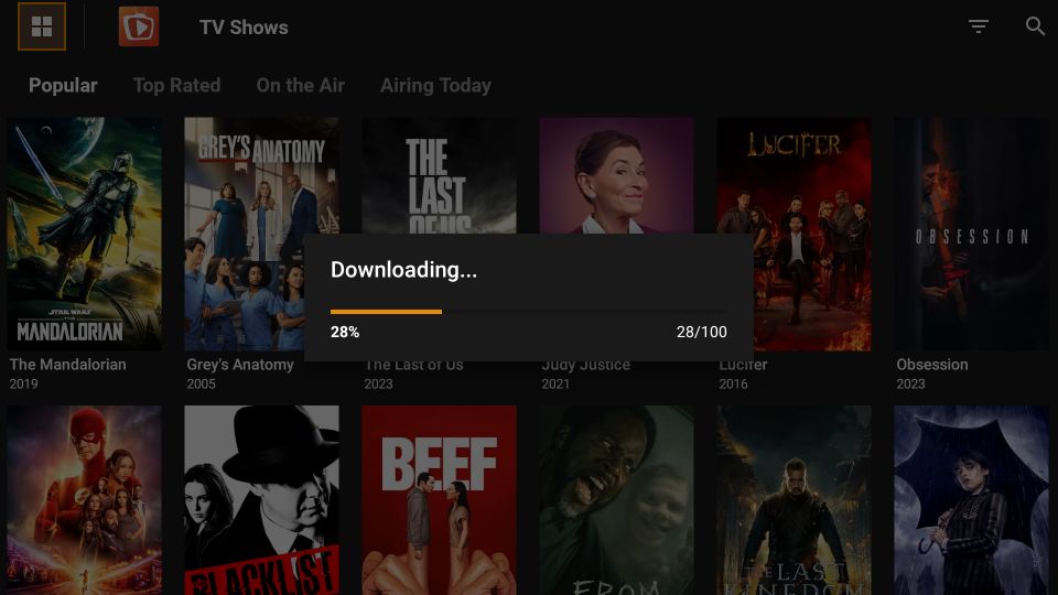 downloading tea tv apk