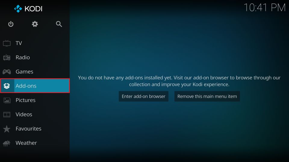 select addons