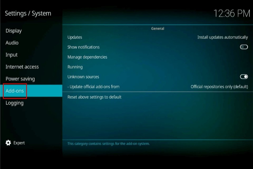 kodi addons