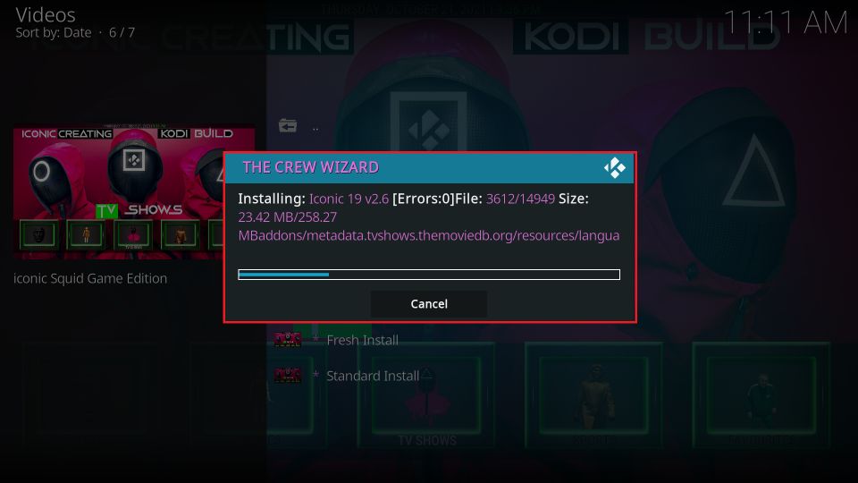 installing the crew wizard