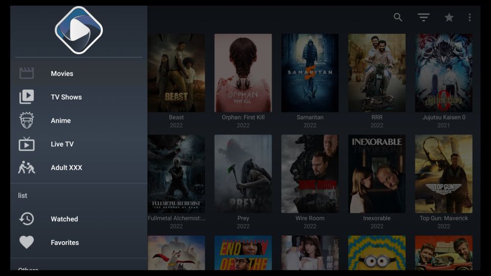 ocean streamz app for firestick