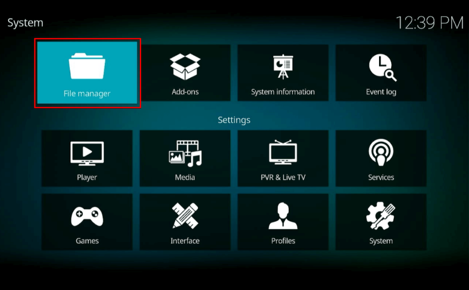 kodi File Manager