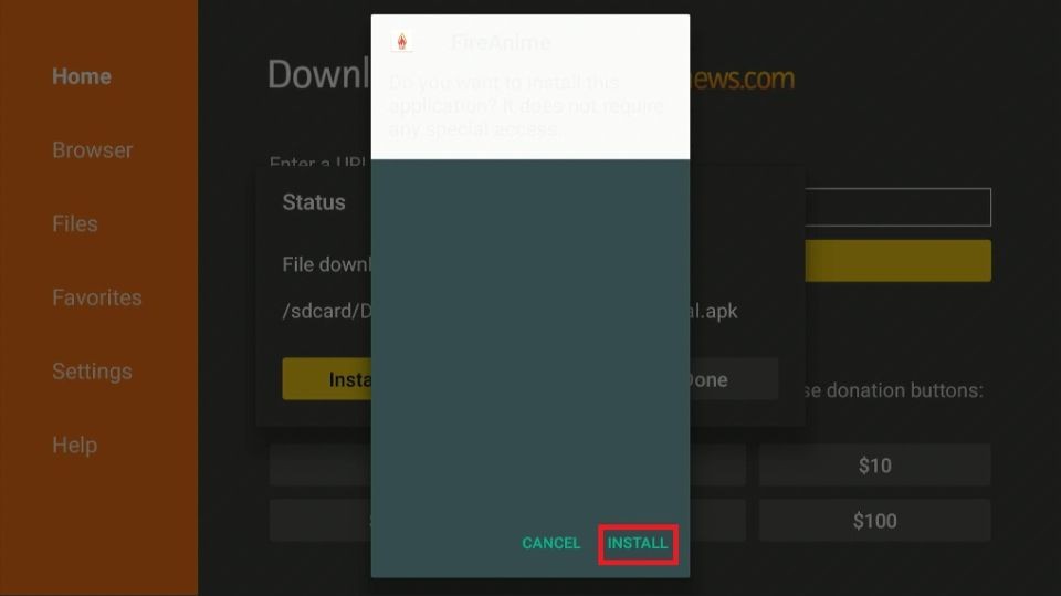 how to install fireanime on firestick
