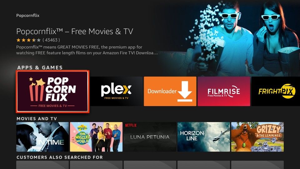 popcornflix app