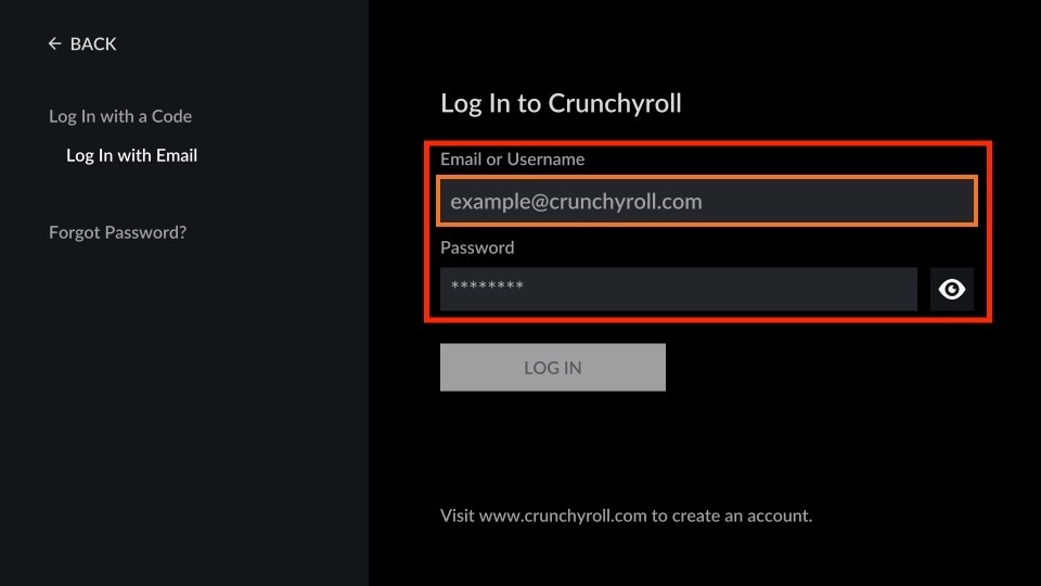 Crunchyroll account