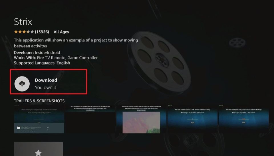 how to download strix on firestick