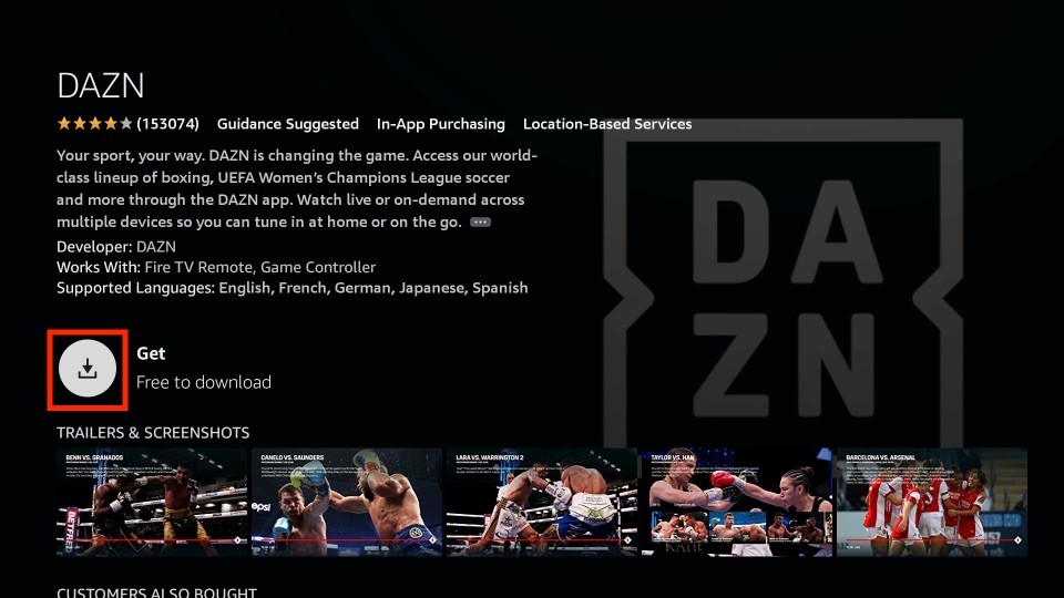how to download dazn on firestick