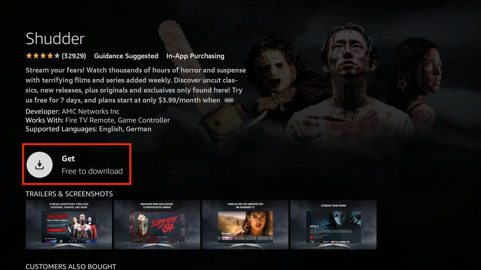 how to download shudder tv on firestick