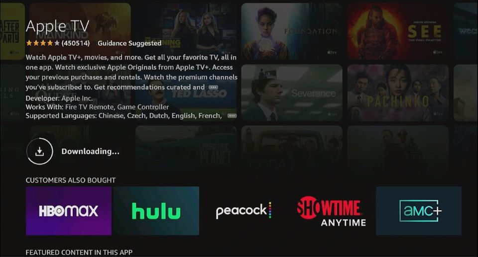 watch apple tv on firestick