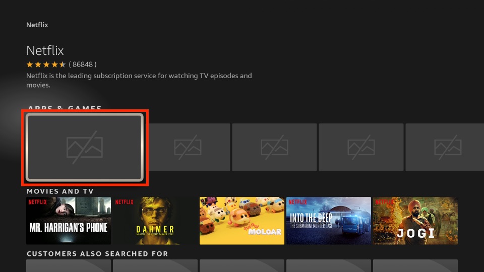 Open the Netflix