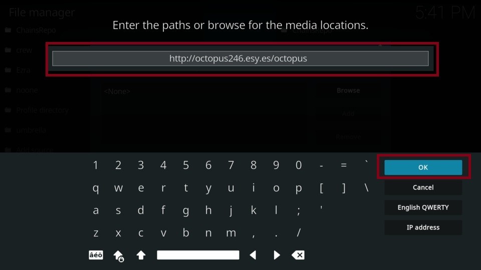 click ok