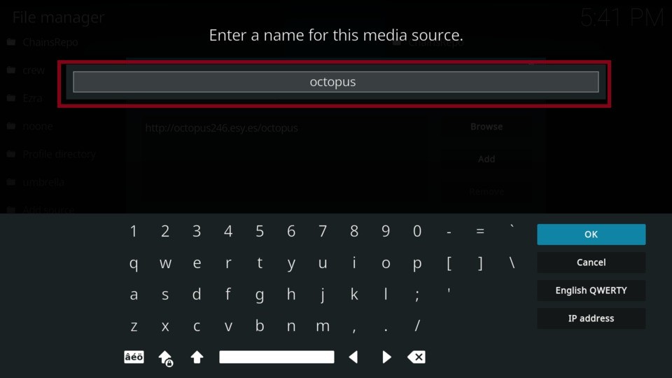 source name octopus