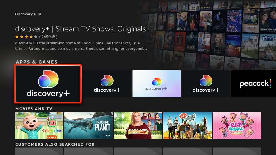 select Discovery Plus