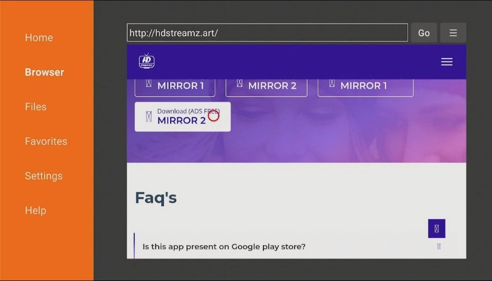 hd streamz for firestick