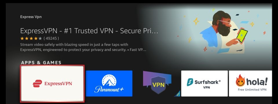 click expressvpn