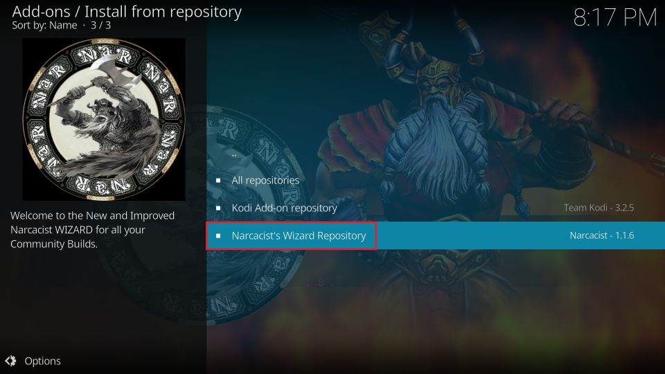 select narcacist's wizard repository