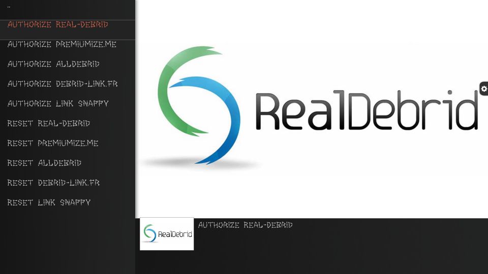 click Authorize Real-Debrid
