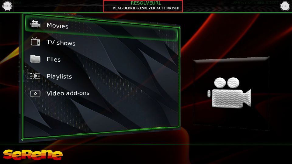 kodi build serene