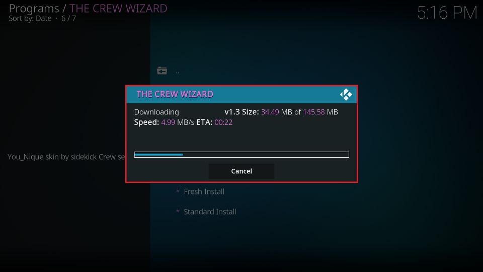 build crewnique kodi