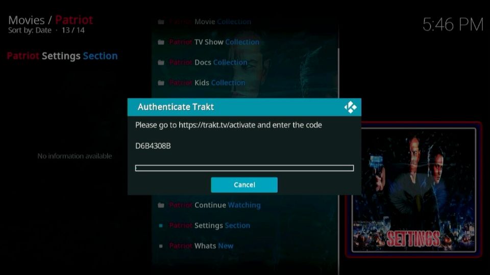 authentication code